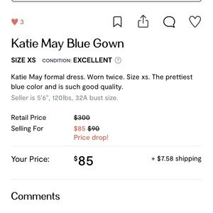 Katie May Blue Gown